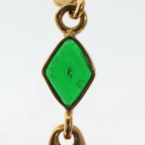 CHANEL COCO Mark Gripoa Earring metal Gold CC Auth BA4542V - Picture 5 of 14